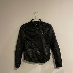 Aqua Leather Jacket